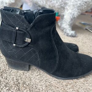 Black Suede Ankle Boots